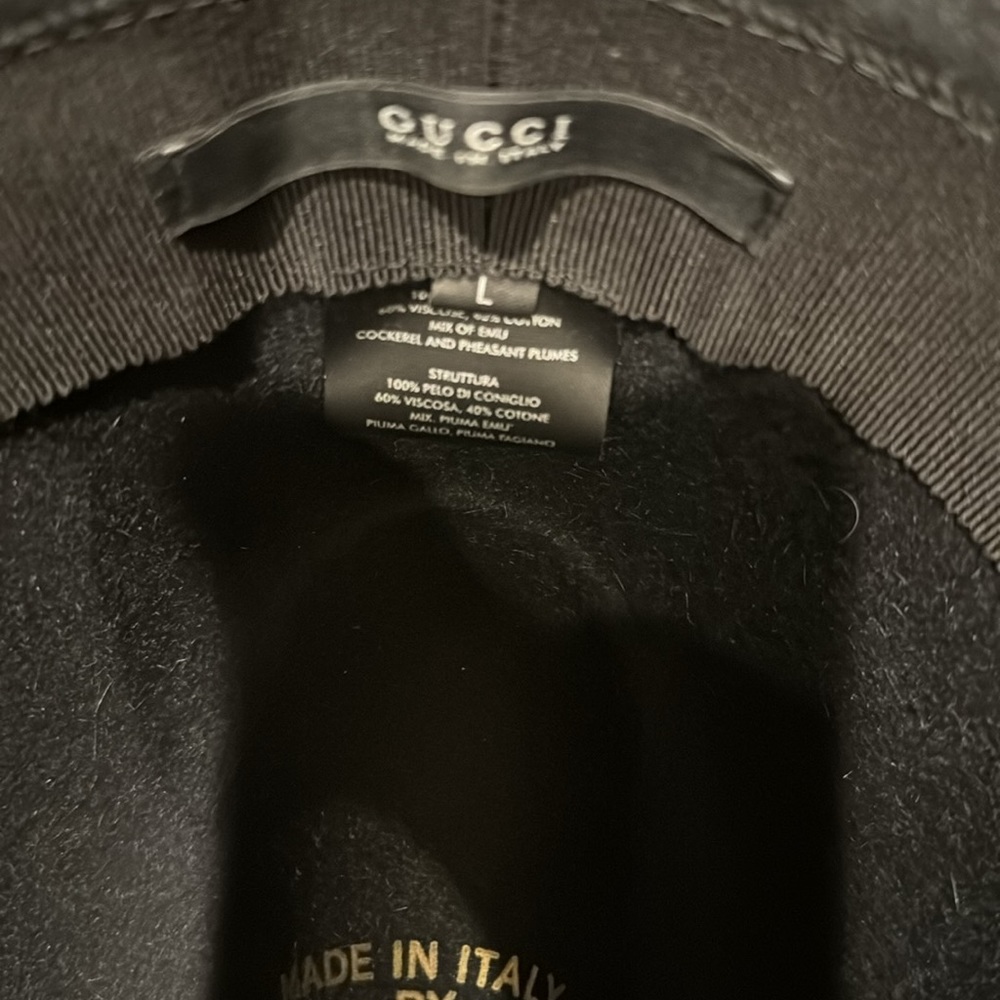Gucci Hat with Feathers - Picture 7 of 8
